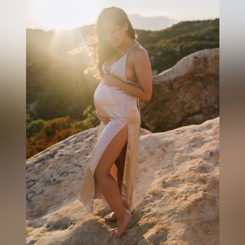 MORE TO COME - Regina Maxi Dress in Champagne